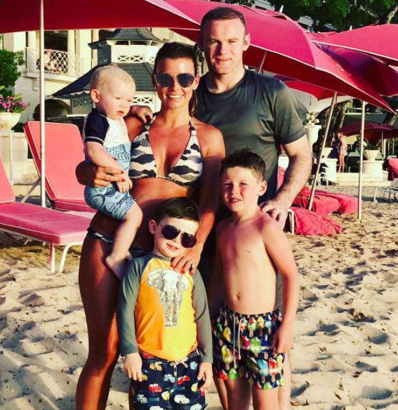  Coleen and Wayne with their three sons