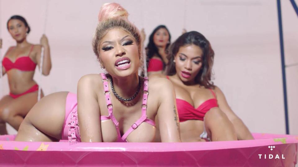  The rapper gave it plenty of attitude
