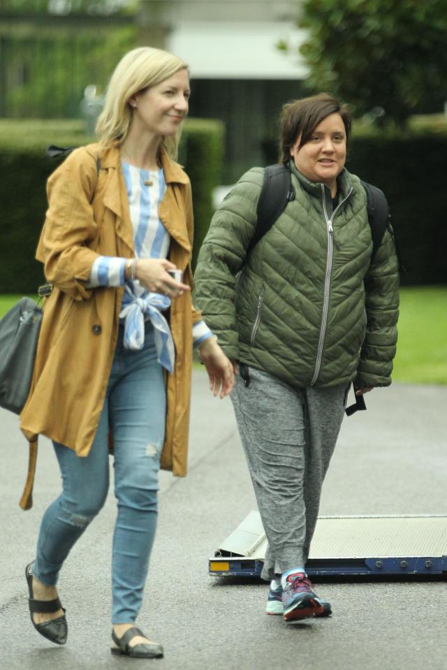  Comic Susan Calman shows up with an aide