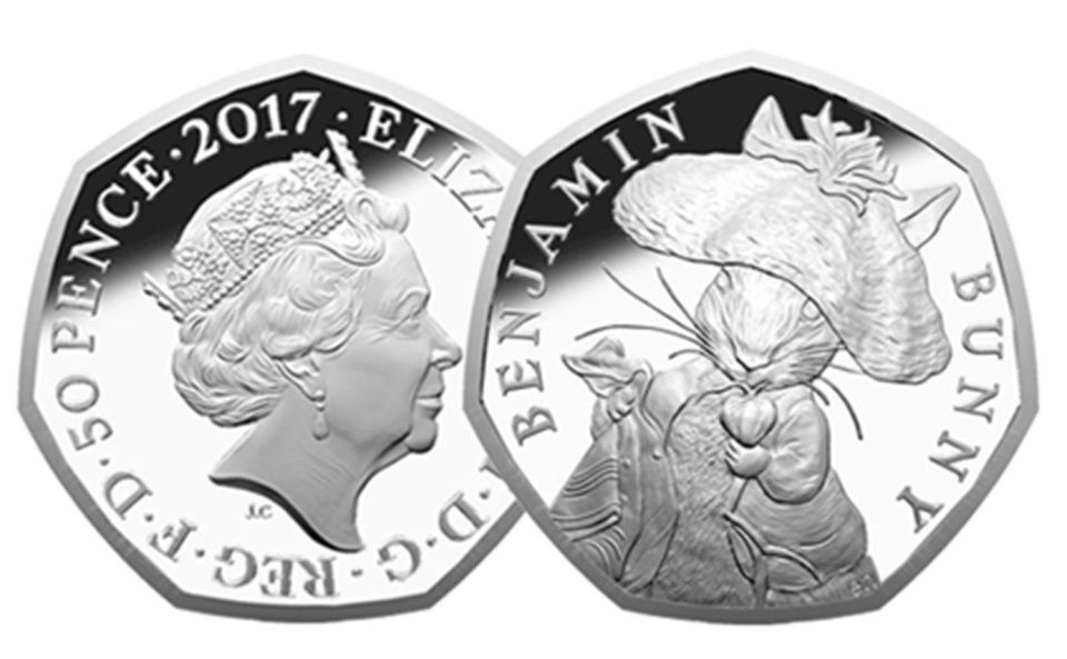 A Brilliant Uncirculated Benjamin Bunny coin is now available to buy from the Royal Mint for £10 