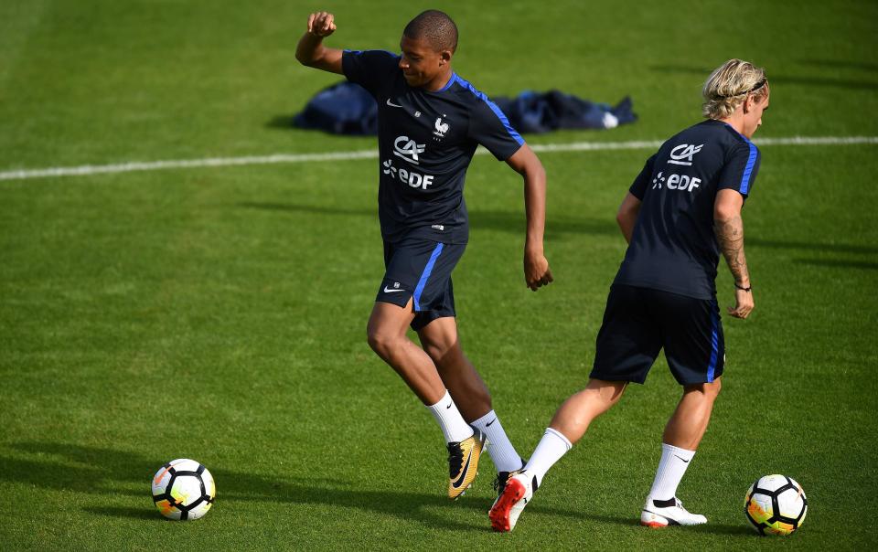 Kylian Mbappe looked lively despite speculation about his future