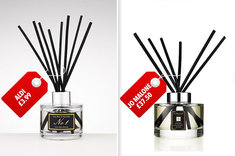  At just £3.99 Aldi diffuser range offers a saving of 89 per cent compared to Jo Malone