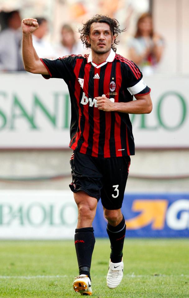 Andres Iniesta insists he is in awe of Paolo Maldini's lifestyle as a footballer