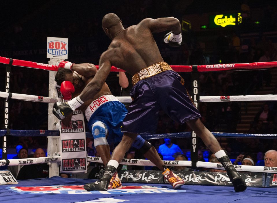  Audley 'A-Force' looked like a farce when Deontay Wilder attacked