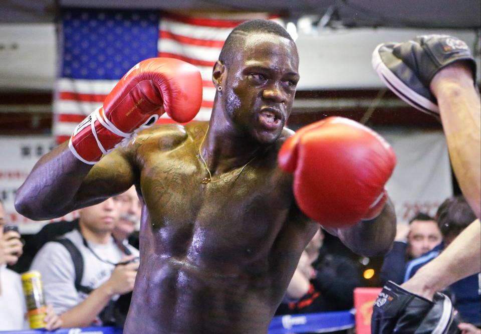  Deontay Wilder is a heavy-hitting American world champion