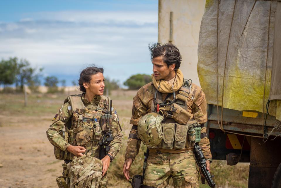  The actor stars in the series opposite Michelle Keegan