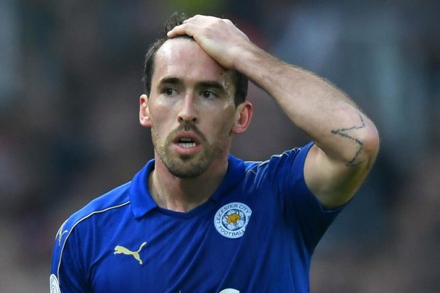 Christian Fuchs will miss Leicester's weekend clash after the freak accident