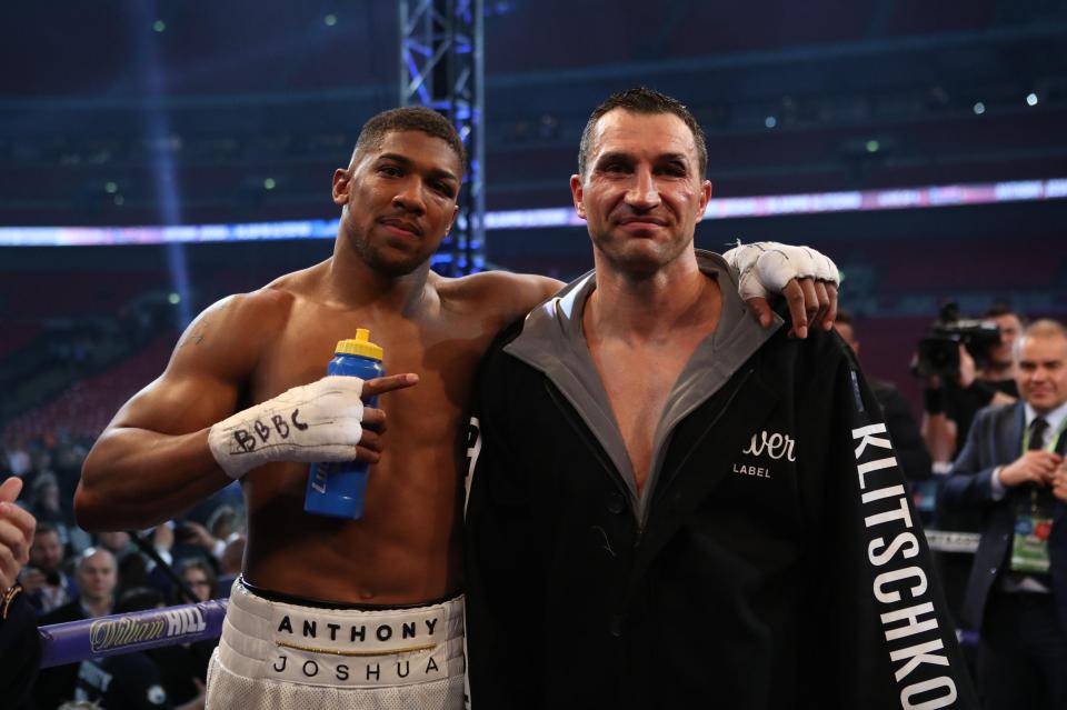 Joshua shot to prominence after defeating two-time world heavyweight champion Wladimir Klitschko