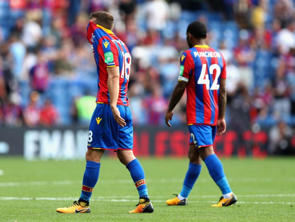 Crystal Palace have lost all three of their opening Premier League fixtures