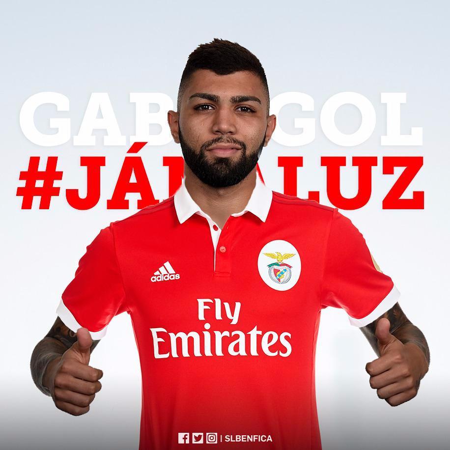Gabriel Barbosa has joined Benfica on a season-long loan