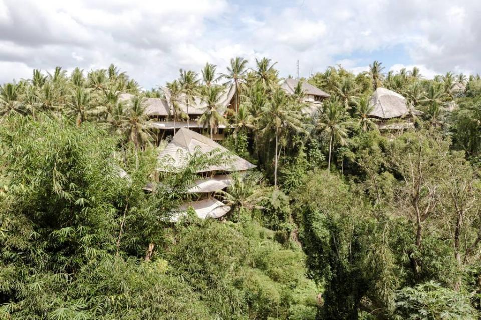  It is part of a community of luxury bamboo villas - on the Ayung River Valley