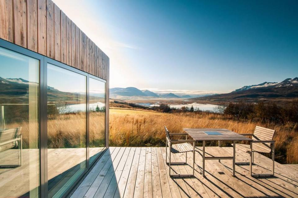  There are stunning panoramic views over the lake and the mountains
