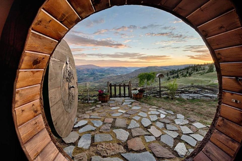  The stunning hobbit hole sleeps two people