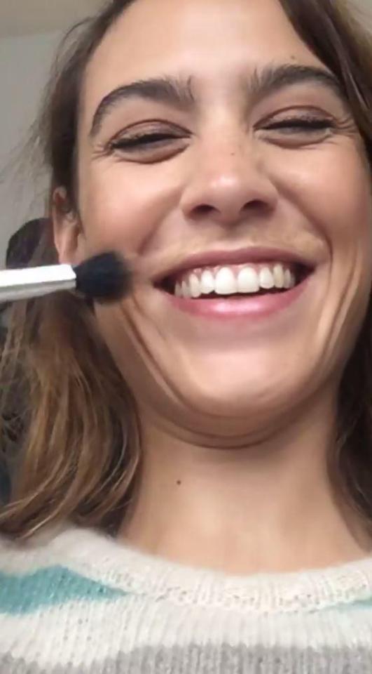 Alexa made the surprising revelation in a video on her Instagram page on Wednesday as her makeup artist did his best to hide  her upper lip hair