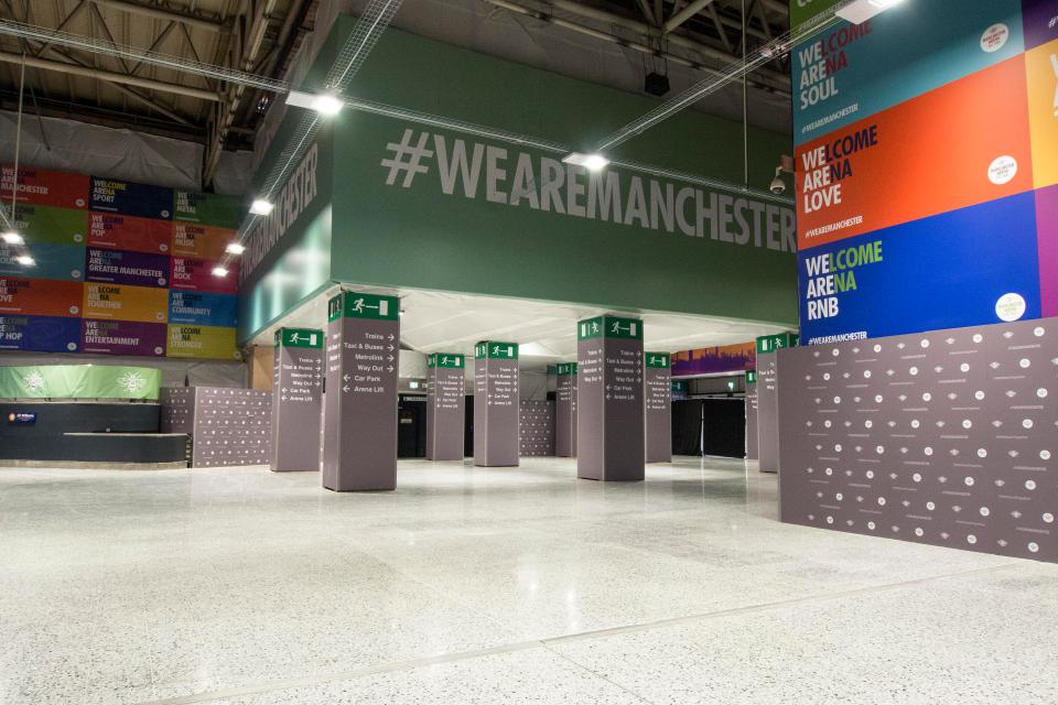 Pictures showing Manchester Arena have been released to prepare those returning to the venue