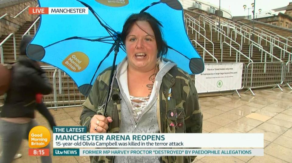 Charlotte Campbell has said she wont be at Saturday's gig because she couldn't get a ticket
