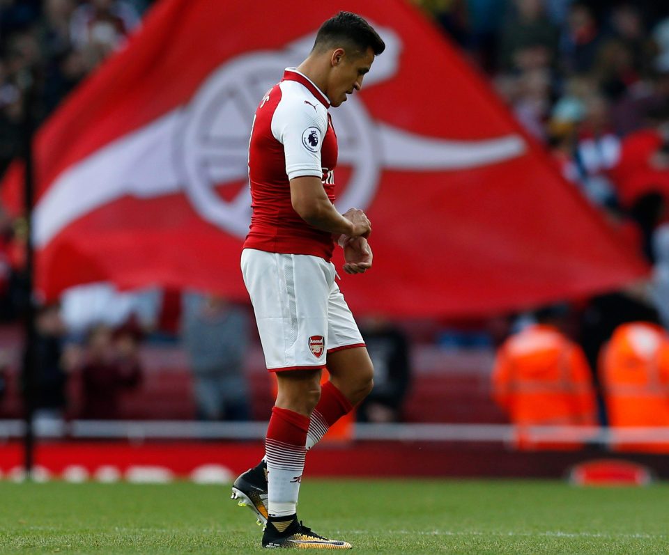 But wantaway Sanchez still cut a lonely figure at the Emirates