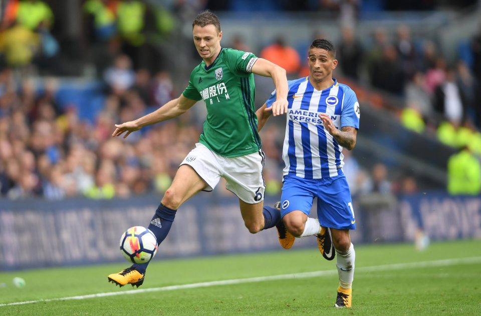 City failed to land West Brom captain Jonny Evans over the summer