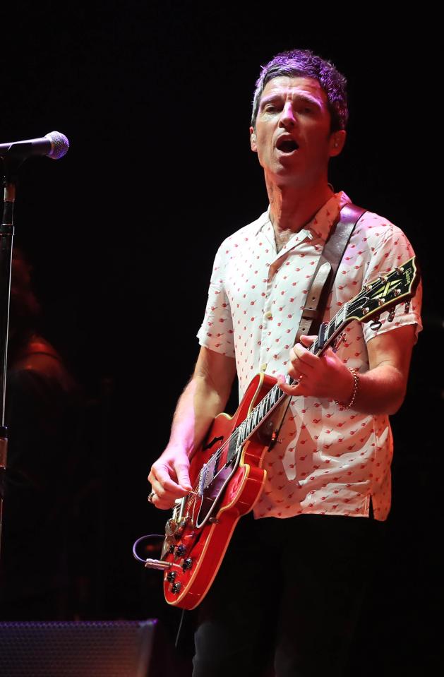 Noel Gallager's High Flying Birds headlined the star-studded show