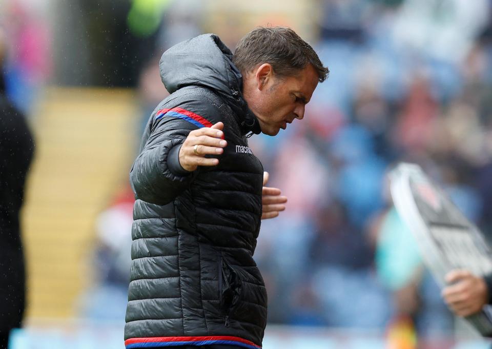 The Eagles did not even score a league goal under De Boer