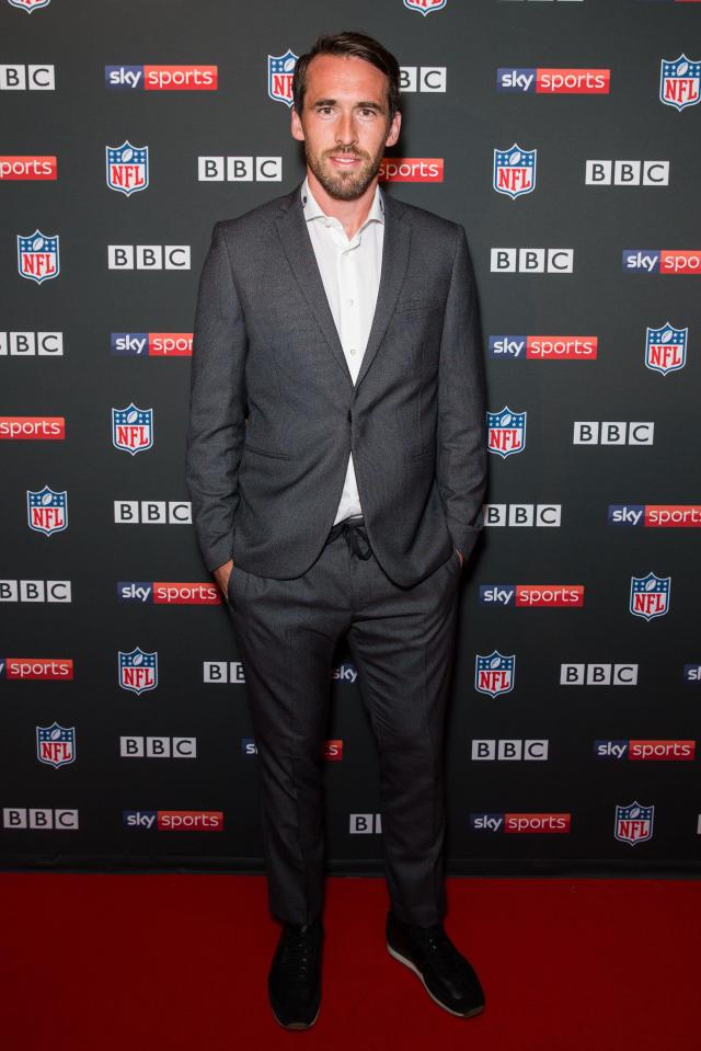 The Austria defender was at the NFL UK launch party on Sunday