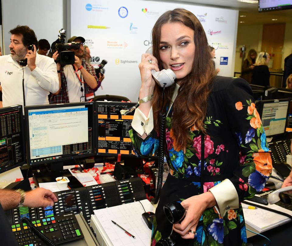  She looked at home on the trading floor as she juggled calls and raised money