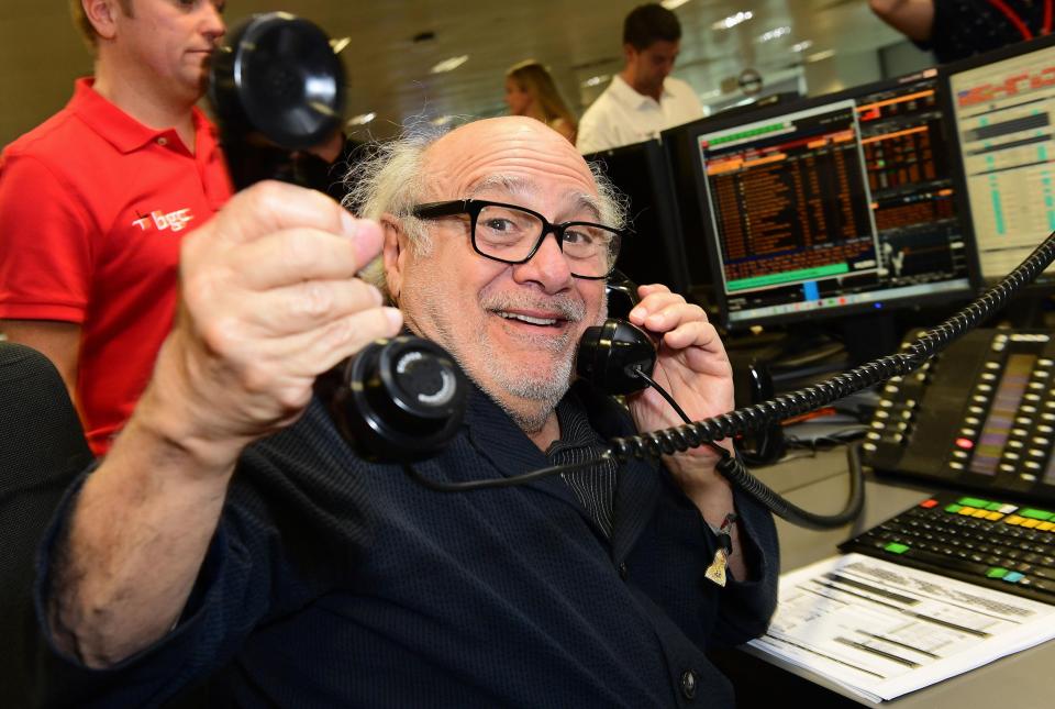  Hollywood legend Danny DeVito got into the spirit of the day
