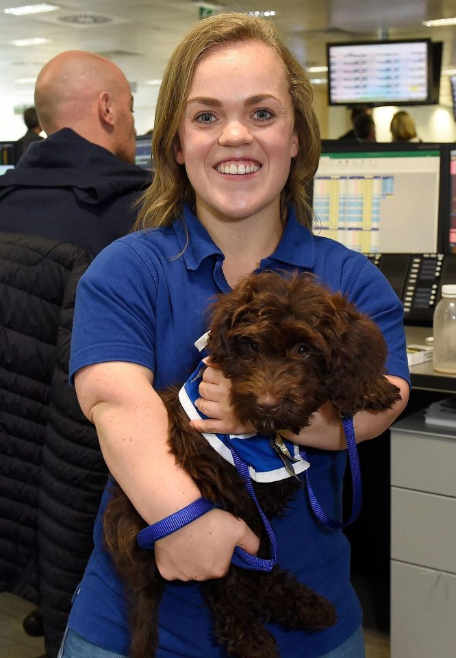  Ellie Simmonds was supporting Battersea Dogs and Cats Home