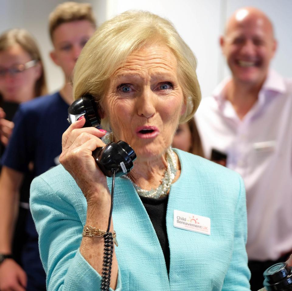  Mary was representing Child Bereavement UK