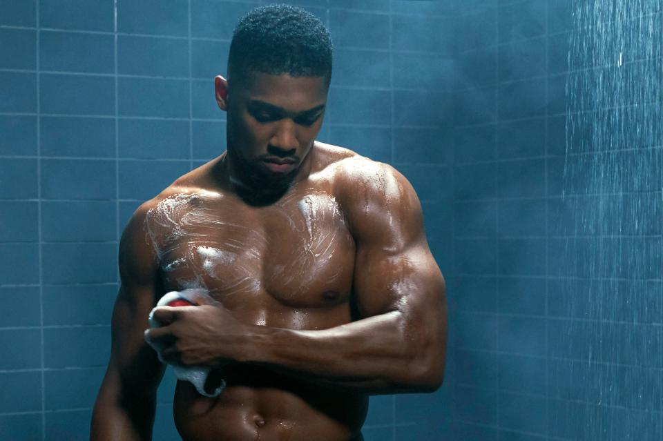  Anthony Joshua has signed a deal to shower with Lynx products