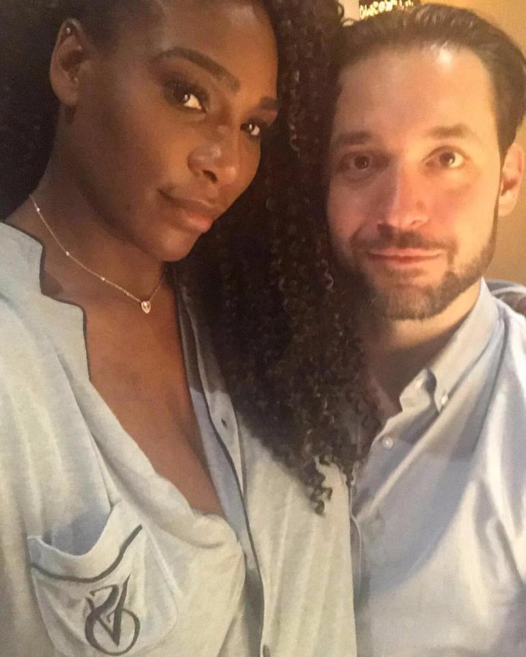 Serena Williams and partner Alexis Ohanian