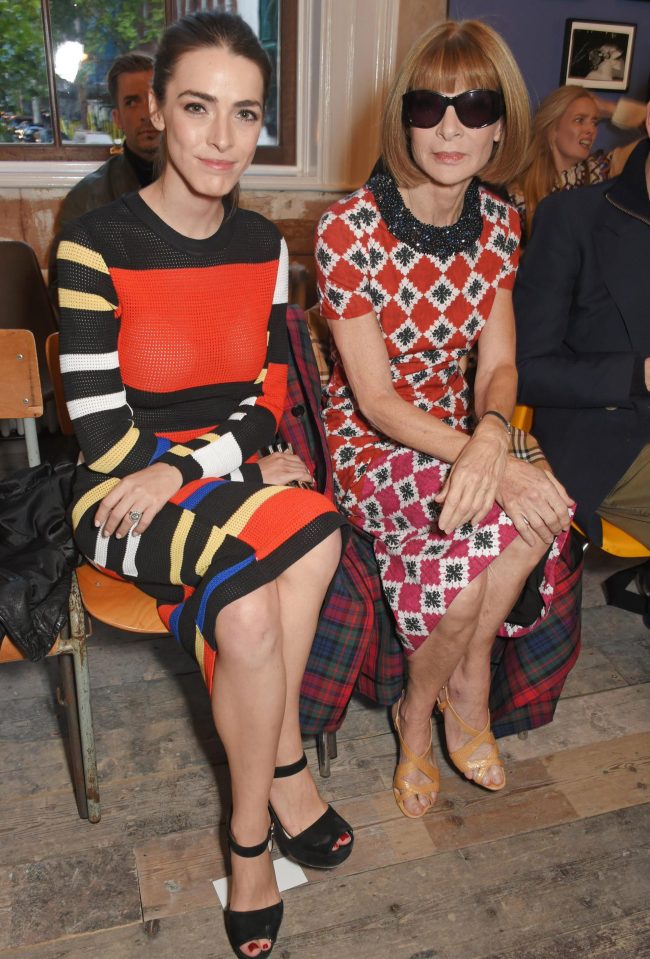  Vogue editor Anna Wintour with her daughter Bee Shaffer