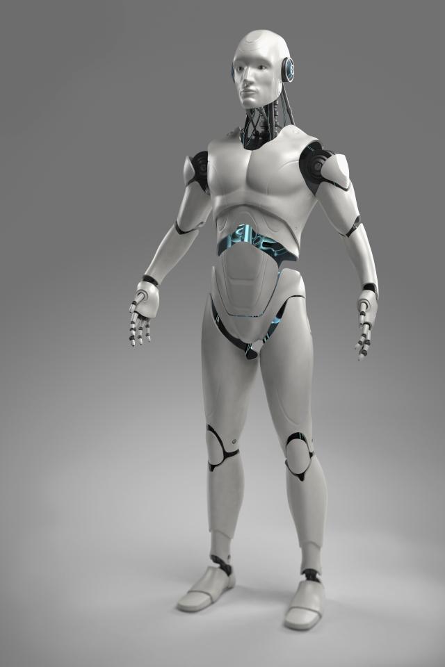  Despite the risks, Putin said AI has 'colossal opportunities'. File picture showing what robots could look like in the future
