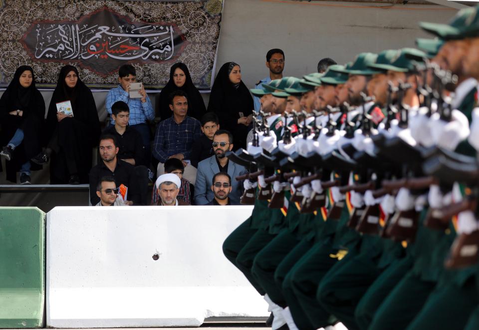  The parade unveiled its latest ballistic missile with a range of 2,000km