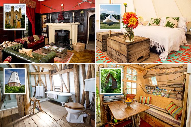 These are the top ten most wish-listed properties on Airbnb in the UK