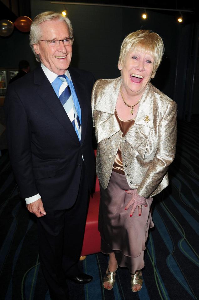  Liz Dawn was pictrued here with fellow Street legend Bill Roache
