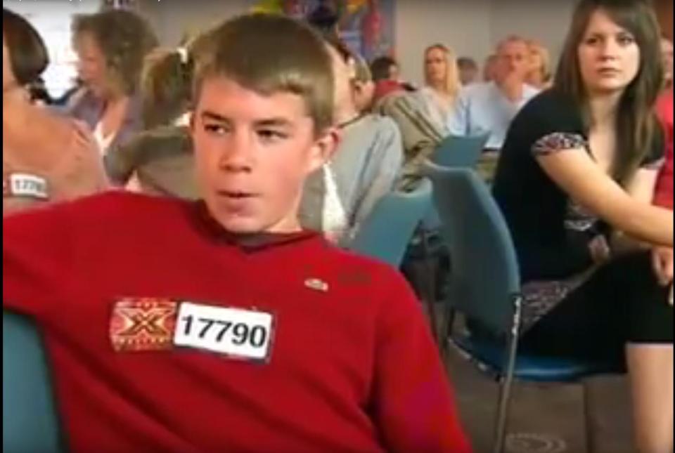  He had previously auditioned ten years ago