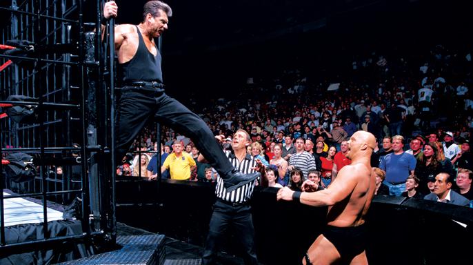  The steel cage match at the St Valentine's Day Massacre