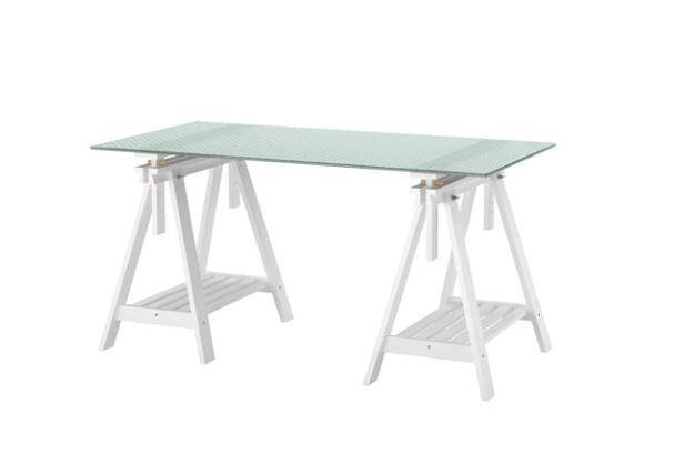 The desk matches the appearance of the model 'Glasholm/Finnvard' priced at £110 but IKEA have not confirmed this