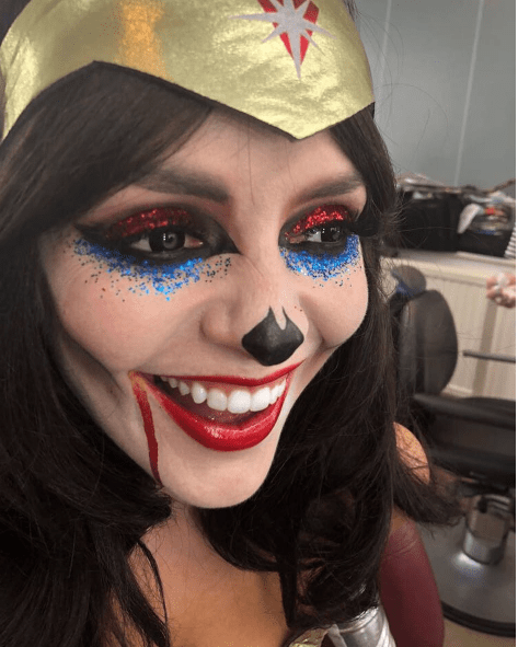  Holly appeared on the Celebrity Juice Halloween special on Thursday evening