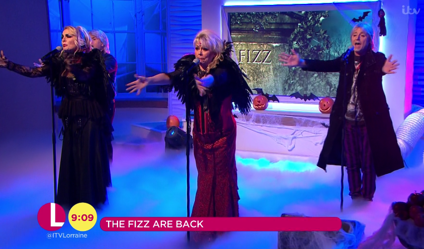  Cheryl earlier performed with her band The Fizz, formerly Bucks Fizz