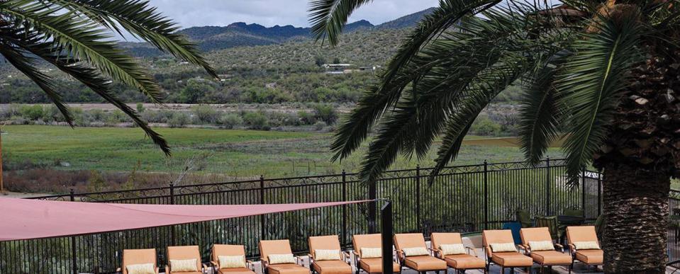  The rehab clinic is set on 14 acres of stunning landscape in the Arizona desert