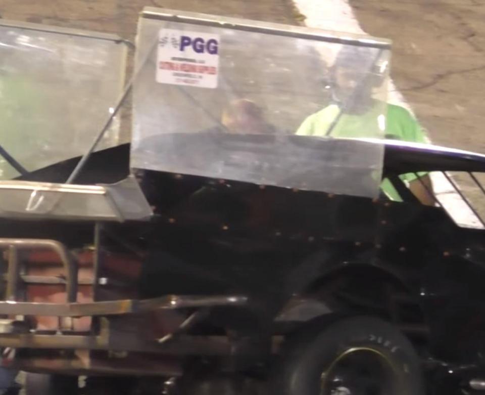Video showed the pair appearing to get into a fight