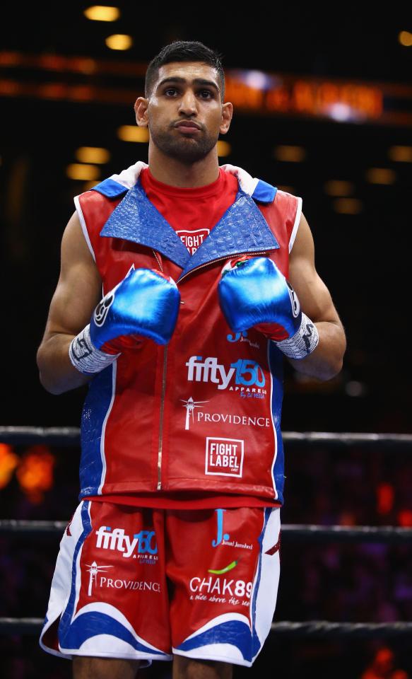  Amir Khan is back in the gym and has Kell Brook in his sights