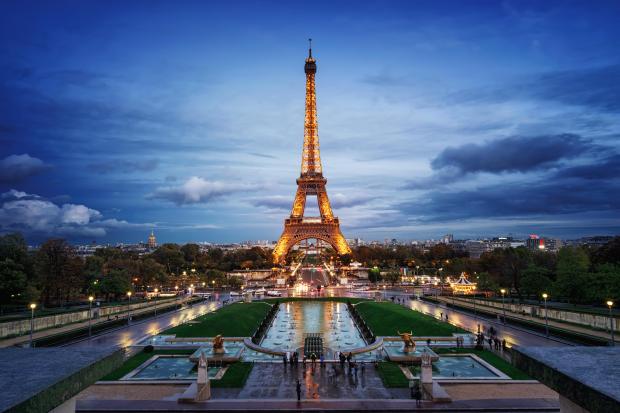 The lights on the tower are an artistic work, sot anyone who wants to photograph it after dark has to get permission