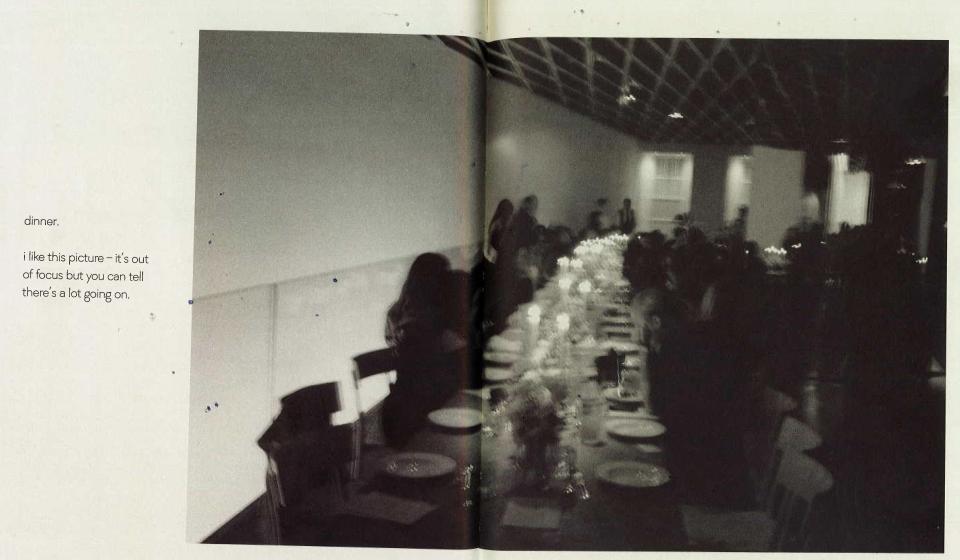  One of the photographs was blurry, but young Beckham said you could still tell there was 'a lot going on'