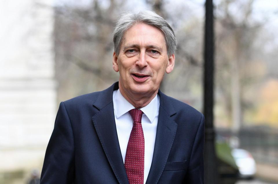  The other faction want Chancellor Philip Hammond sacked