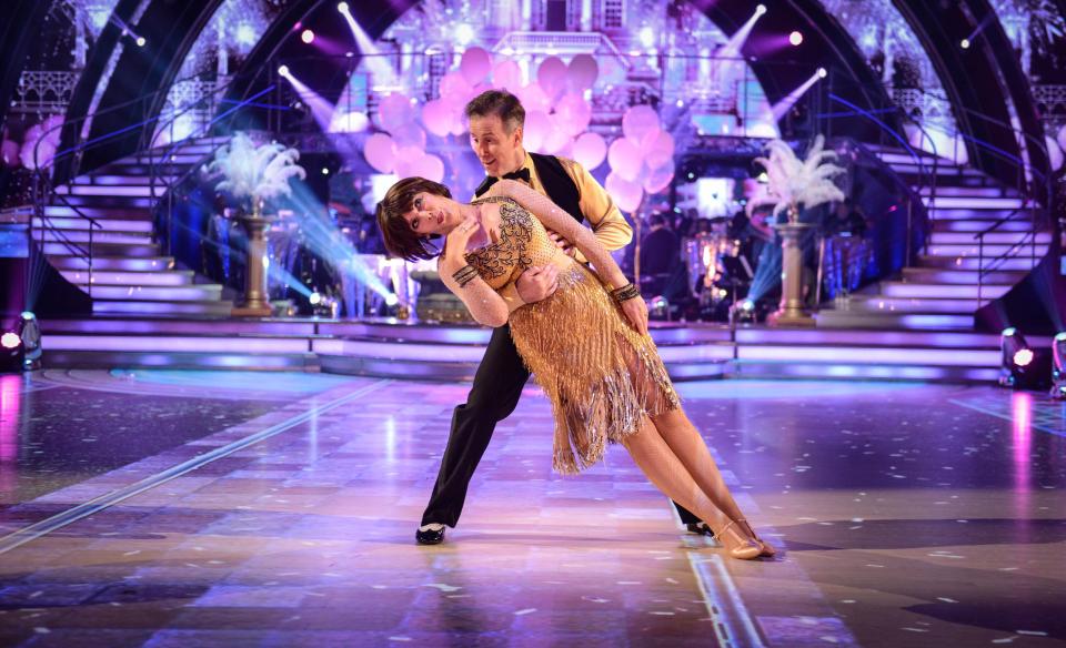  This Morning presenter Ruth Langsford dancing the Charleston and received high points than last week