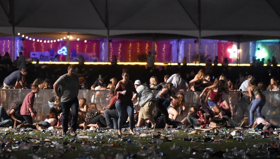  People scatter from open areas, with fears of multiple injuries