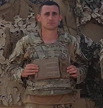  Ross Woodward was in Las Vegas following desert training exercise in Nevada when the carnage unfolded on Sunday night